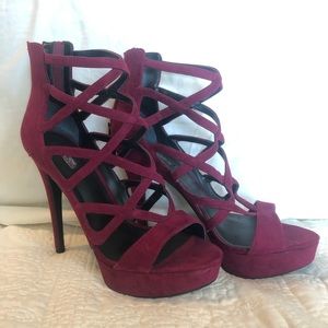 Guess cross cross heels